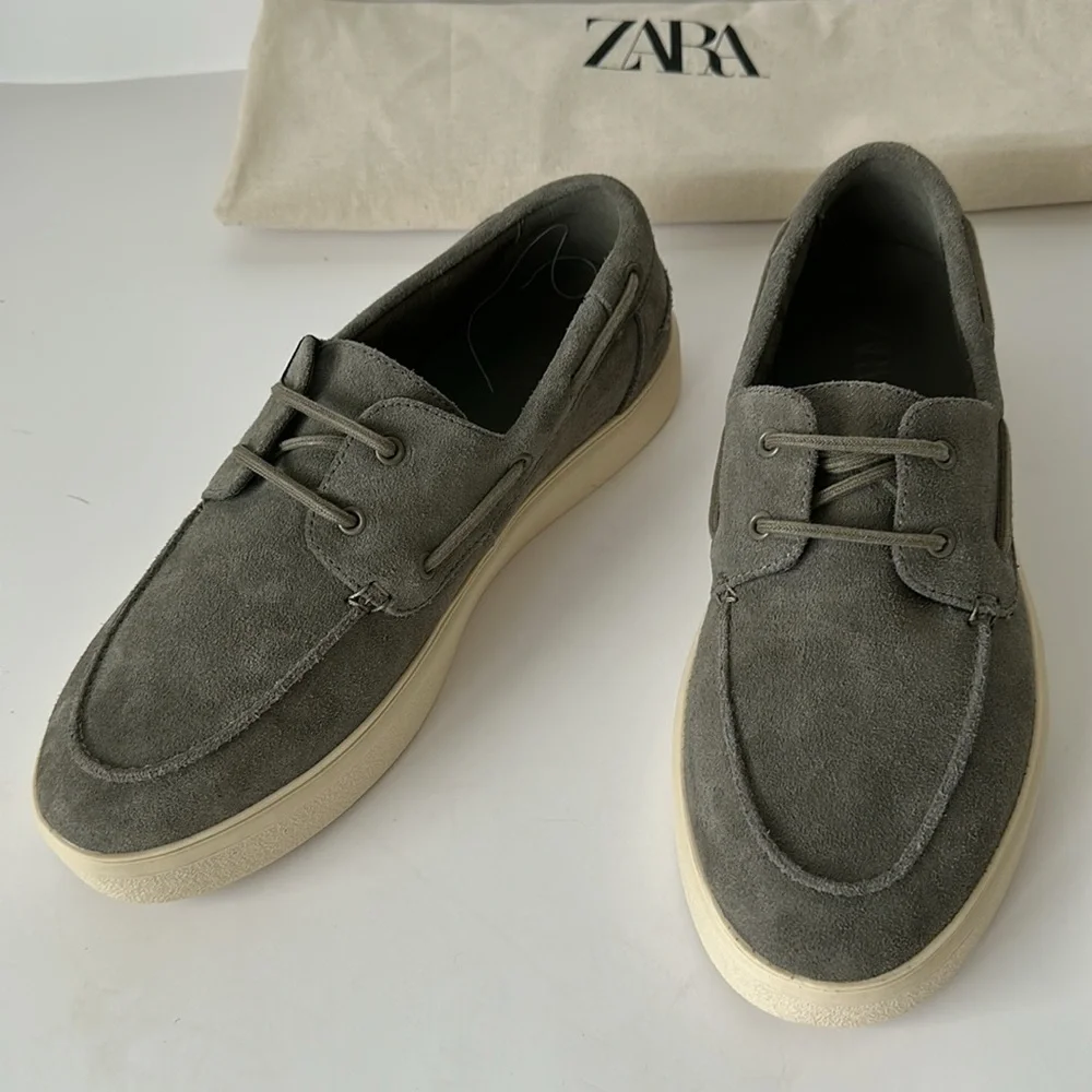 Zara Men's Boat Shoes Size 8